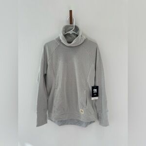 Outdoor Research Women's Light Gray Cowl Neck Sweater